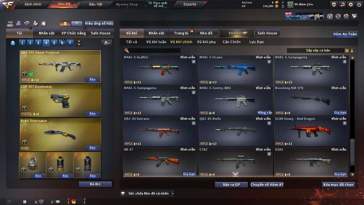 shop acc cf uy tin gia re